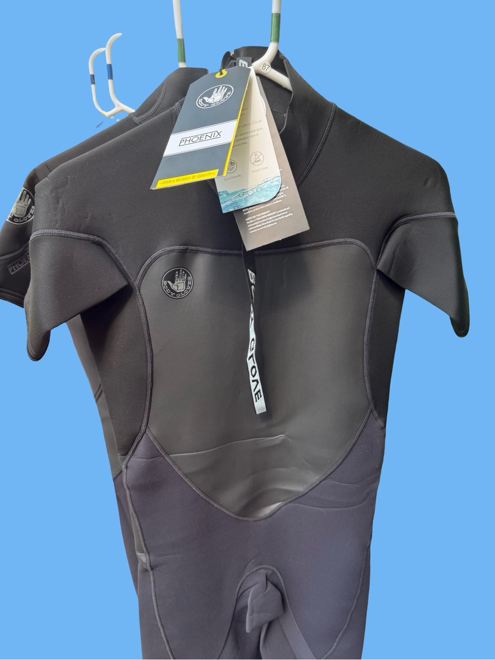 NEW BODY GLOVE - Phoenix 2/2mm Back Zip Short Sleeve Full Wetsuit - Black - Picture 7 of 16